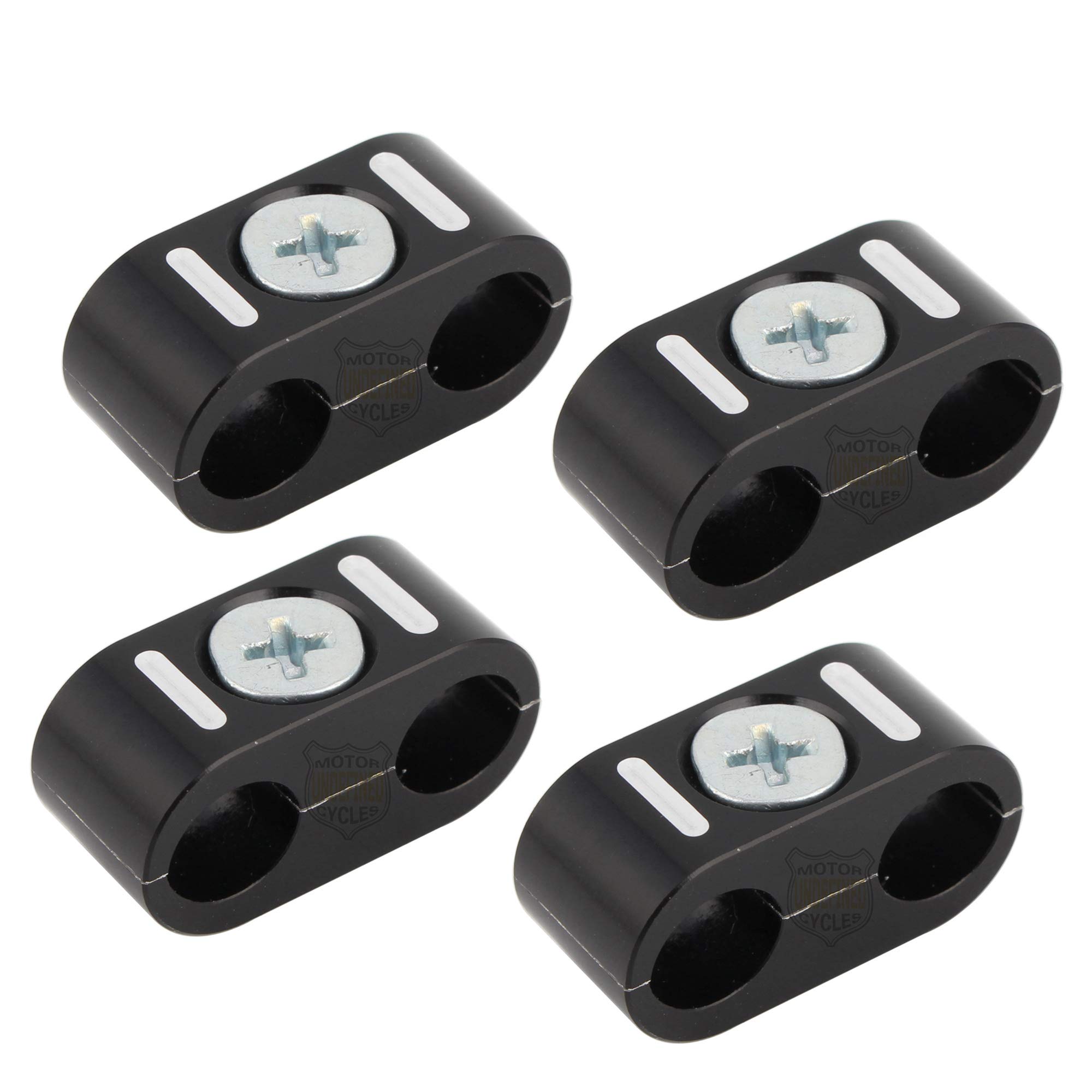 4 Pcs Universal Motorcycle Brake Throttle Cable Clamp Clip Holder - View #11