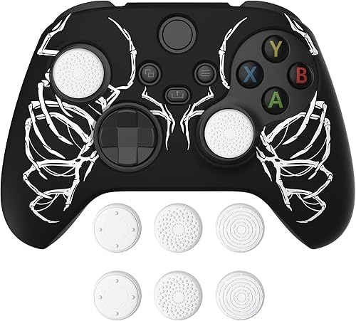 PlayVital Pure Series - Funda de silicona antideslizante para controlador Xbox Series X, funda protectora de goma suave para controlador inalámbrico