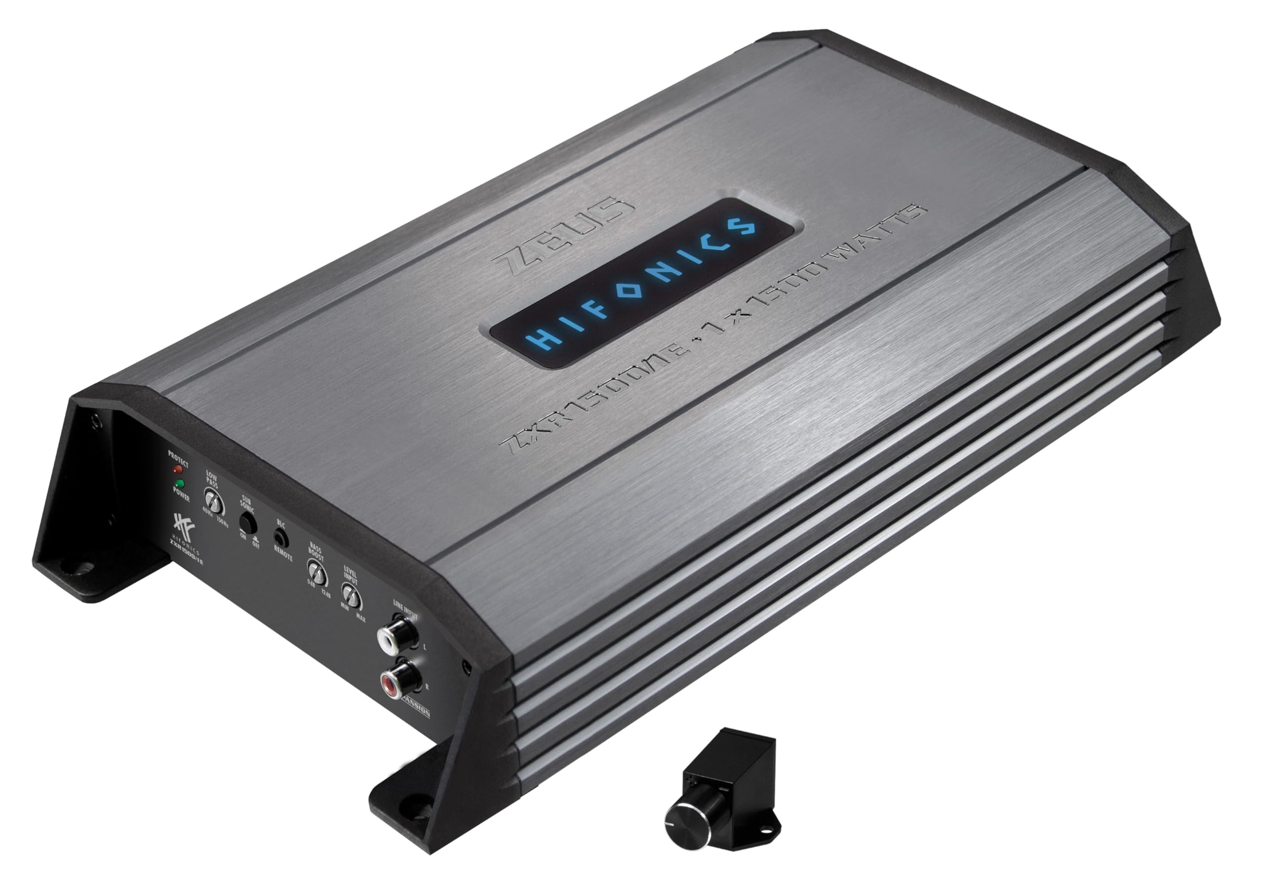 HiFonics ZXR1500/1E - 1-Kanal CLASS D Premium Digital Compact Verstärker mit 1500 Watt RMS | ZEUS EXPANSION SERIE