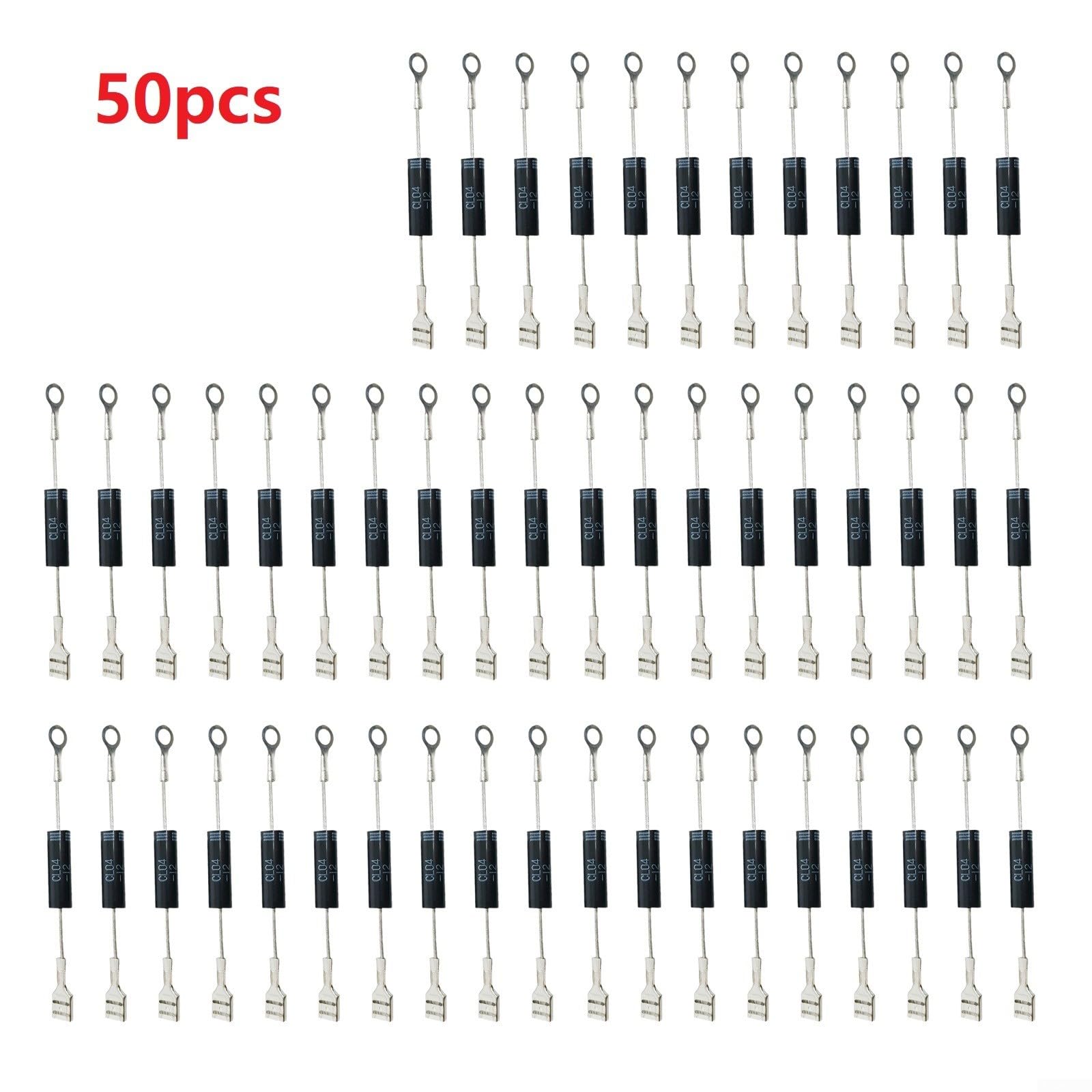 Diodes Pour Four à Micro-ondes CL04-12 – 500 MA, 12 KV – 2 Pièces – Remplacement Facile – Compatible La Plupart Des Modèles