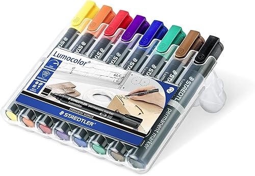 Staedtler 352 WP8 Lumocolor Keilspitze High Performance Set für Satellitennaviga