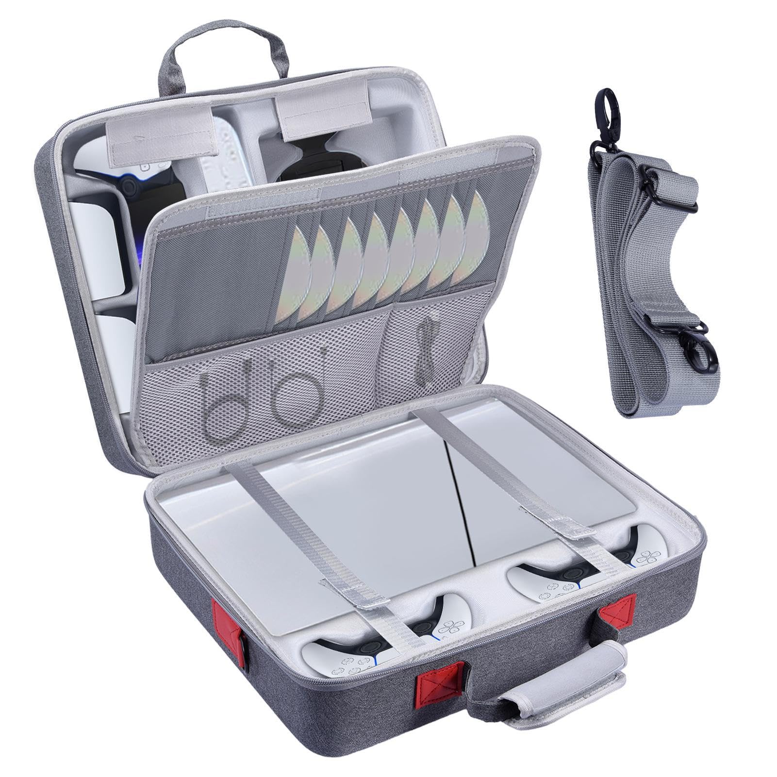 Étui de transport pour console, sac de transport avec bandoulière pour manettes, câbles, console de jeu portable [video game] [Nintendo Switch]