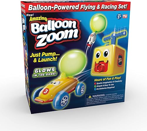 Juego Ontel Balloon Zoom de carreras y vuelo a partir de 3 años color azul