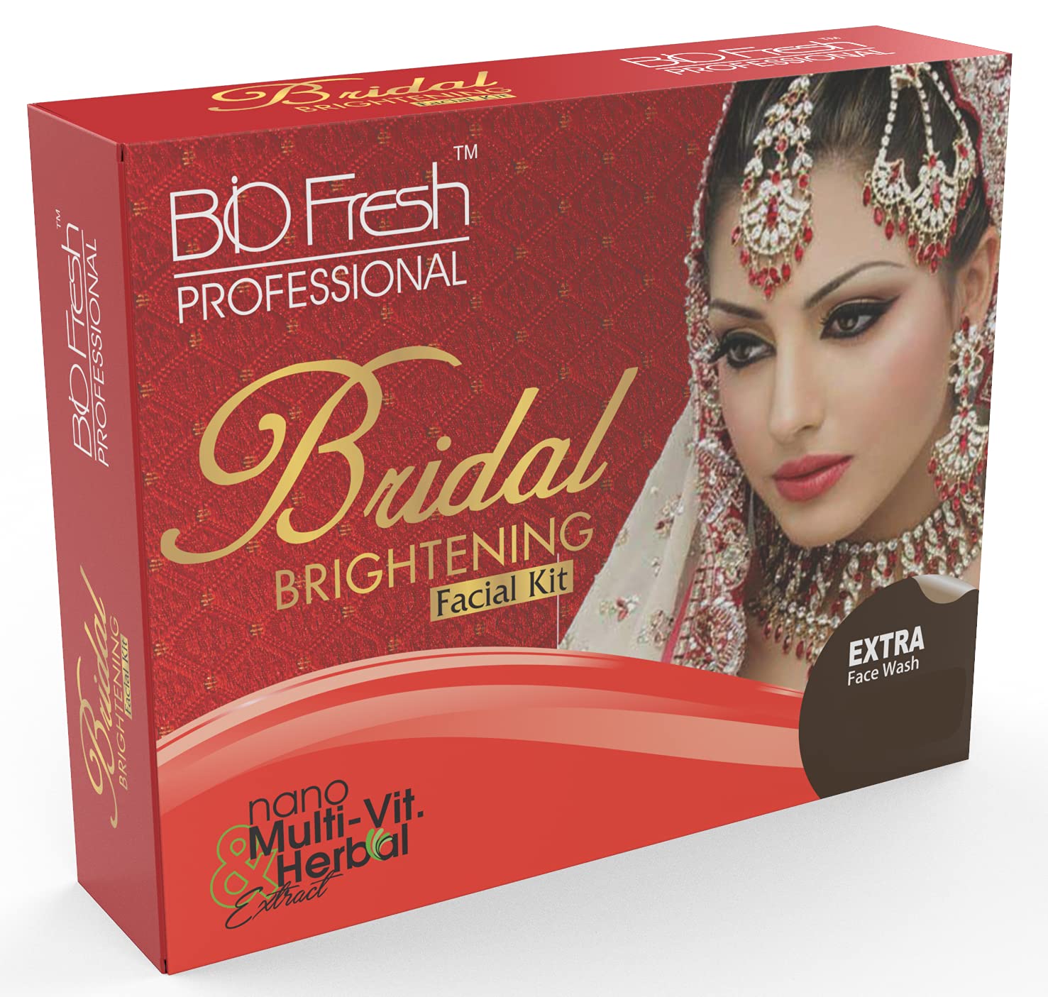 BIOFRESH HERBALS Bridal 5-Steps Facial Skin Care Kit Deep Cleansing Cleanup Kit for Skin Brightening Hydra Facial Kit Suitable for All Skin Types