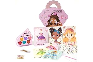 Mideer 4-in-1 Art Craft Kits: Unleash Creativity with Princess Dress-Up, Diamond Painting, Scratch Paper Art!