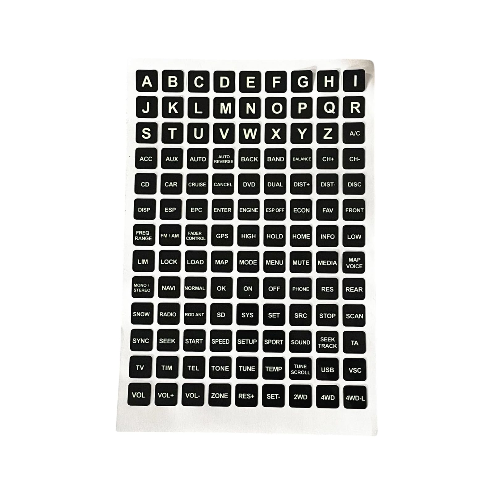 Glowing in Dark Stickers for Rocker Switches Lenses Transparent Design for Light Transmission Flame Retardant PVC Waterproof Stickers