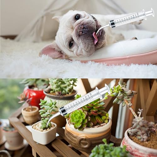 Miniatura 6 de Jeringa de plástico para Scientific Labs, paquete de 10 jeringas de medición para dispensar múltiples usos (0.4 fl oz, 1)