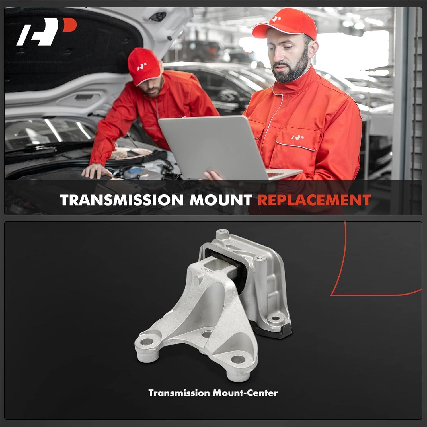 A-Premium Center Transmission Mount Compatible with Chevrolet Blazer 2019-2023, Traverse 2018-2023 & GMC Acadia 2020-2023 & Buick Enclave 2018-2023 & Cadillac XT5, XT6, Automatic Transmission