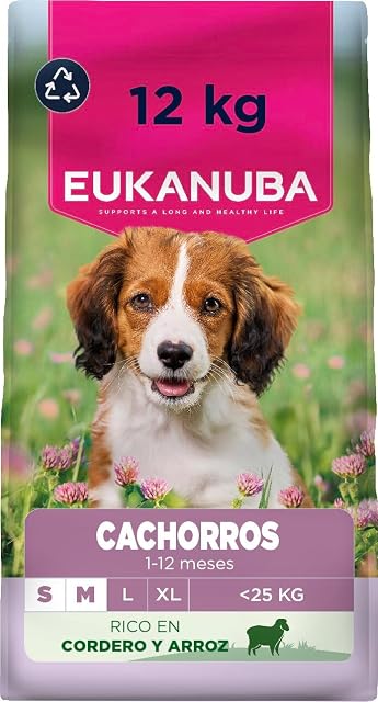 Eukanuba, alimento para Cachorros con Cordero y arroz para Razas pequeñas y Medianas