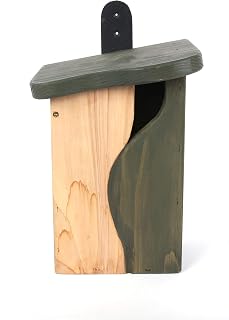 Simon King, Caja Nido con cavidad Curva, Color marrón