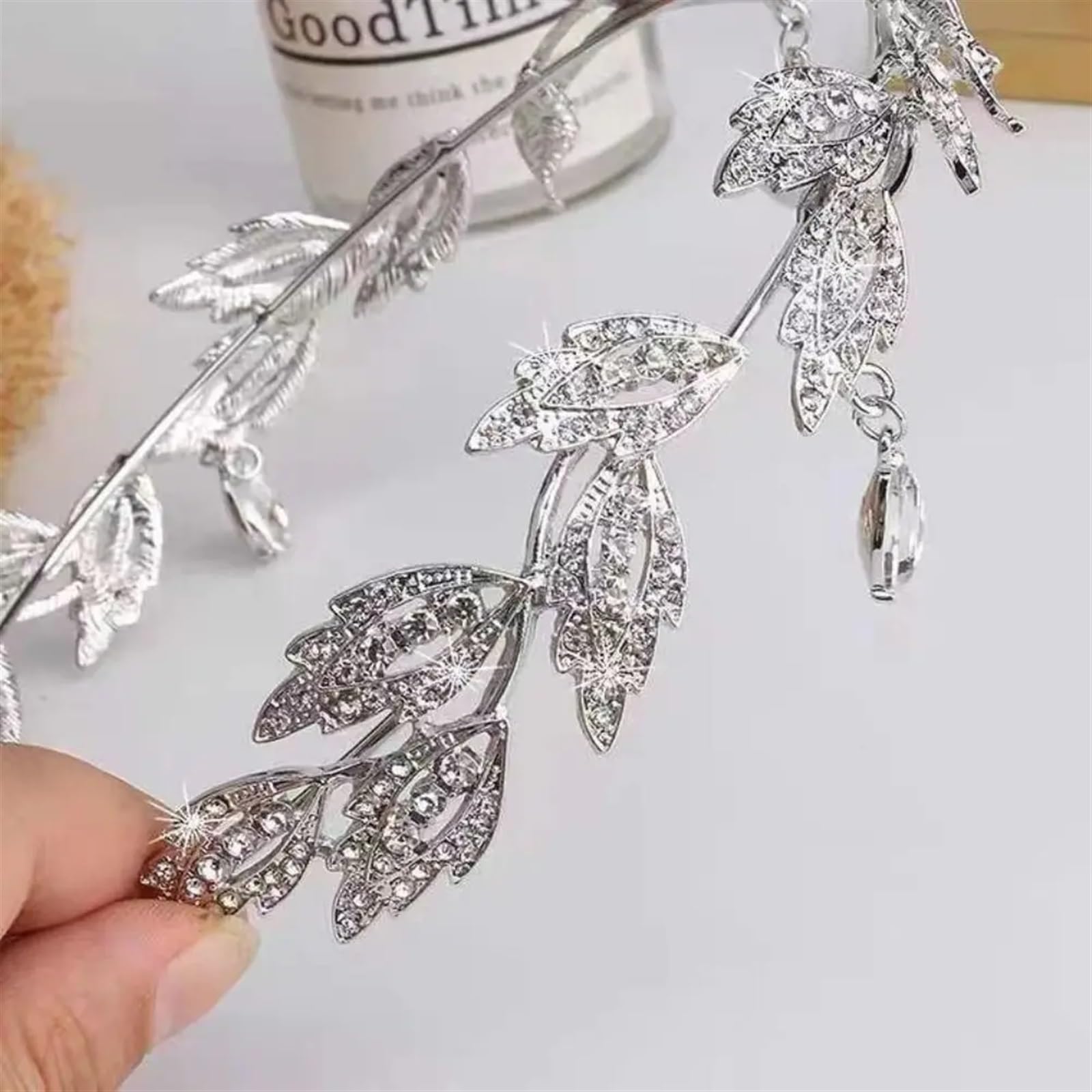 Tiara Principessa Elfa QICSTELA - Regolabile Per Donne E Ragazze - Foto 4