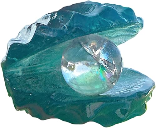 Miniatura 3 de Concha de cristales naturales, muestra mineral, concha de fluorita, decoración del hogar, talla de cristal, curación de reiki, regalos de cristal