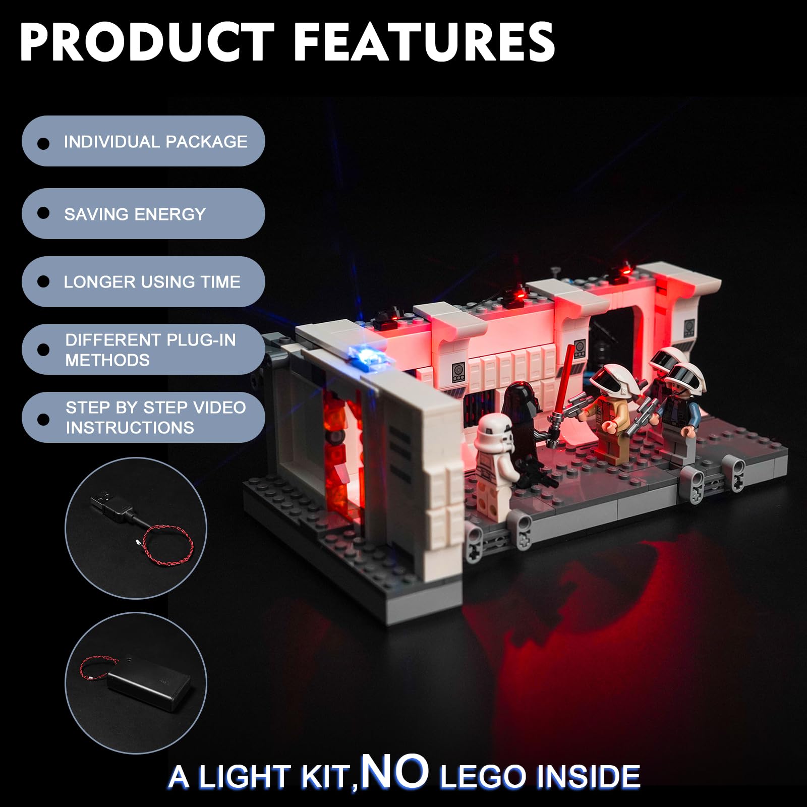 アンティーク　スタンドライト　USA Light Kit For Boarding the Tantive IV 75387 – LeLightGo