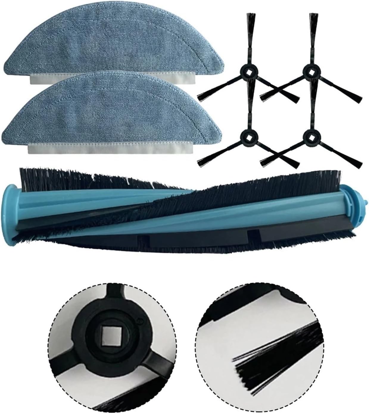 L35 Compatible for Eufy Compatible for RoboVac ，Hybrid Main Side Brush，Hepa Filter，Robot Vacuum，Side Brush，Main Brush Cleaner Parts Replacement Accessories