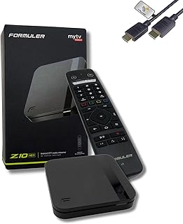 Formuler Z10 Neo 4K Android 10 Lecteur média OTT, 4K UHD 10-bit 60fps h.265, HDR10+ Smart OTT IP Media Streaming Box, WLAN, IR Remote, Widevine L1 Support, MYTVOnline2 App, HTS e-com Câble HDMI