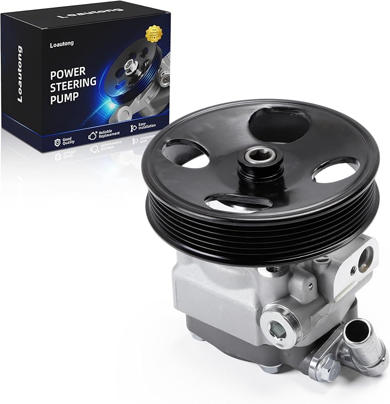 Bomba da direção hidráulica Loautong 21-207 para Volvo XC90 V8 4.4L 2005 a 2011 – Polia incluída