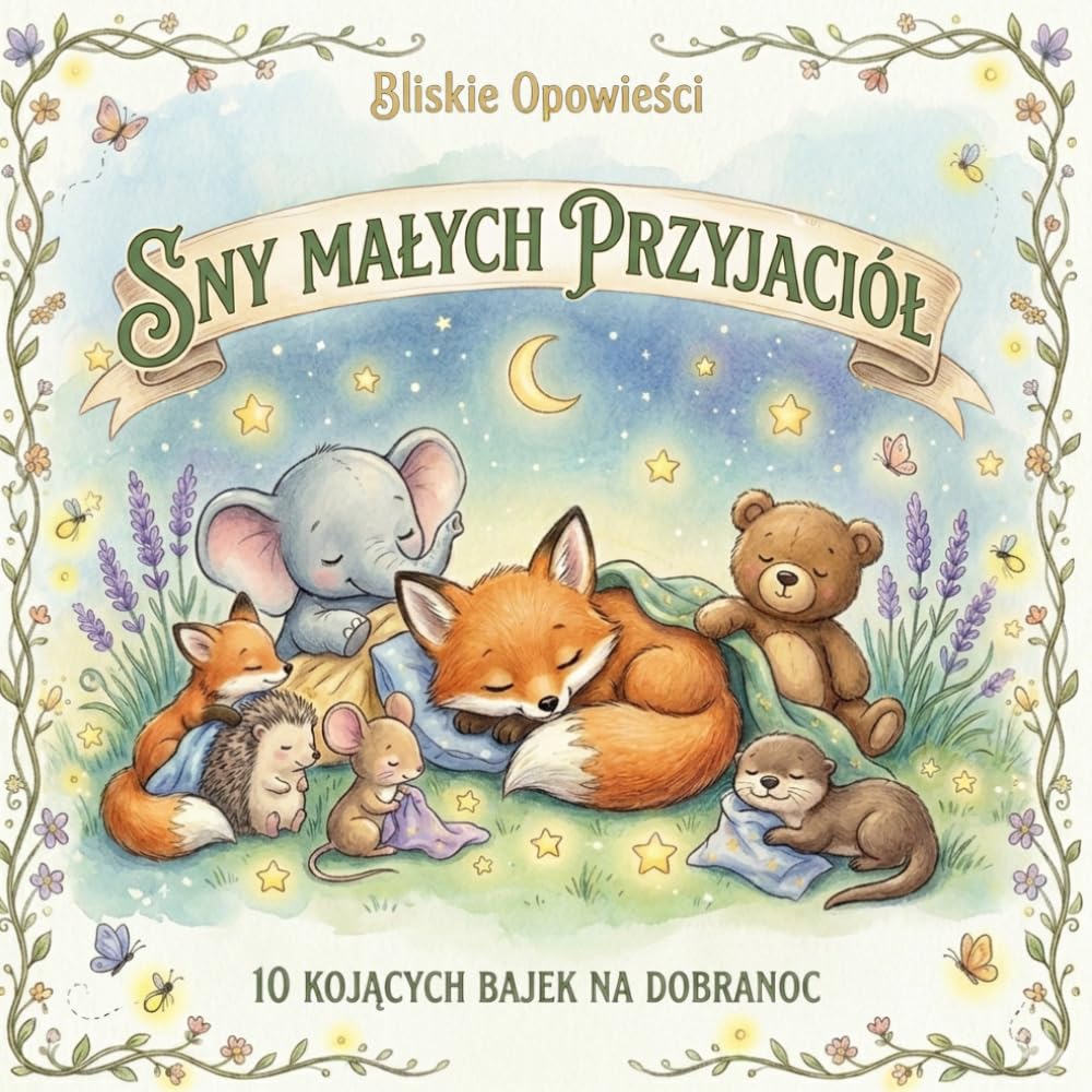 Sny Małych Przyjaciół: Bliskie Opowieści: 10 kojących bajek na dobranoc o zwierzątkach dla dzieci w wieku 2-6 lat – Wyciszające opowiadania ... bliskość i emocjonalny rozwój malucha