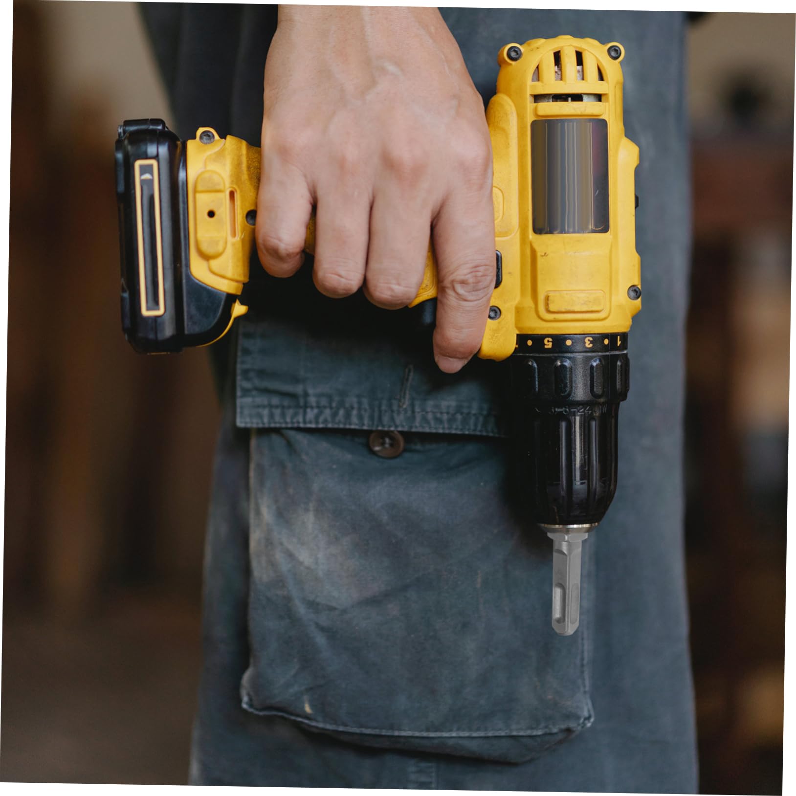 Mipcase Punta per Spaccalegna da Ardere in Acciaio Nero, Separatore per Tronchi per Trapano Elettrico, Resistente All’usura, per Legna da Ardere