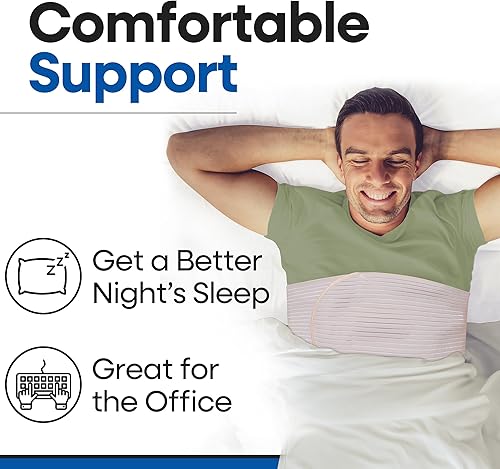 Miniatura 3 de Rib Brace - Carpeta de pecho  Cinturón de costilla para reducir el dolor de la caja torácica  Soporte de compresión de pecho para lesiones