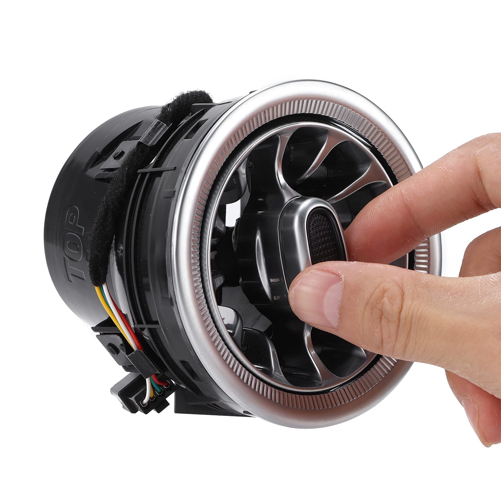 Kit de ventilación de Aire de turbina LED 64 Color de luz Ambiental Delantero para la Clase Mercedes S W222 2018 2020 ABS PC Material Play 6pcs