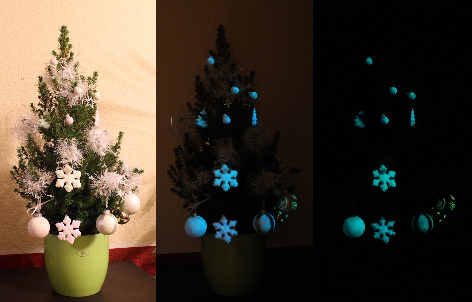lumentics Pigments luminescents post-luminescents GreenBlue - Poudre phosphorescente - Poudre phosphorescente - Pigments de couleur noire phosphorescents (40 g, vert-bleu)