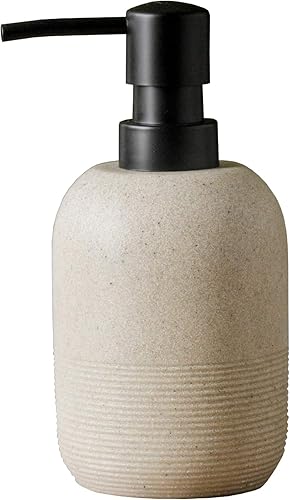 Dispensador de Jabón GalDal Beige, Dispensador de Loción de Manos para Encimera de Baño, Dispensador de Jabón para Cocina.