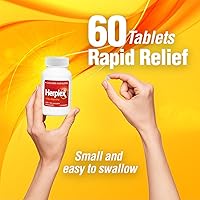 Vista 6 de Comprimidos Premium Herplex Ayuda contra brotes y úlceras bucales sin efectos secundarios Ayuda a aliviar y reducir rápidamente los síntomas