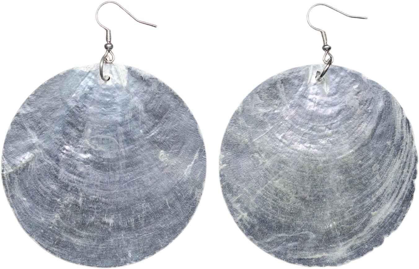 Pearl 6Cm Earrings Miniblings Rs Shell Mother Of Ocean Seafruit White
