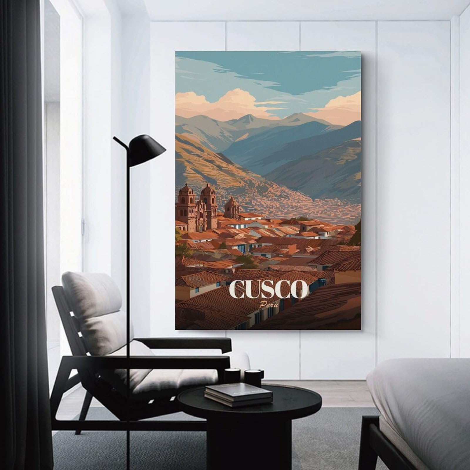 Junmoney Cusco, Peru Travel (2) Room Decor Wall Art, 24x36inch(60x90cm), for Office, Study Or Home Workspace, A Smart Decor Choice for Study Walls