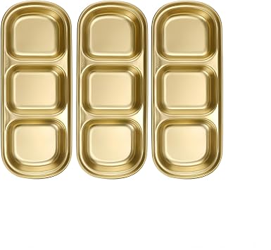 3-Piece Stainless Steel Dipping Sauce Cups