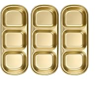 3-Piece Stainless Steel Dipping Sauce Cups