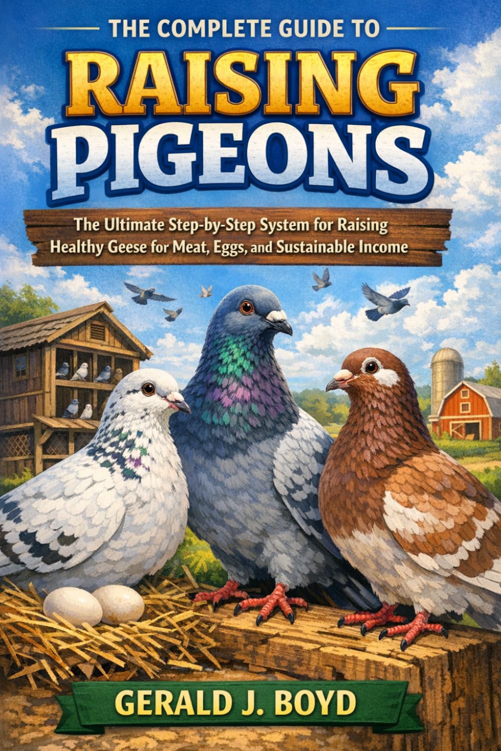 The Complete Guide to Raising Pigeons: A Practical Handbook for Beginners on Breeding, Feeding, Housing, and Profitable Pigeon Farming