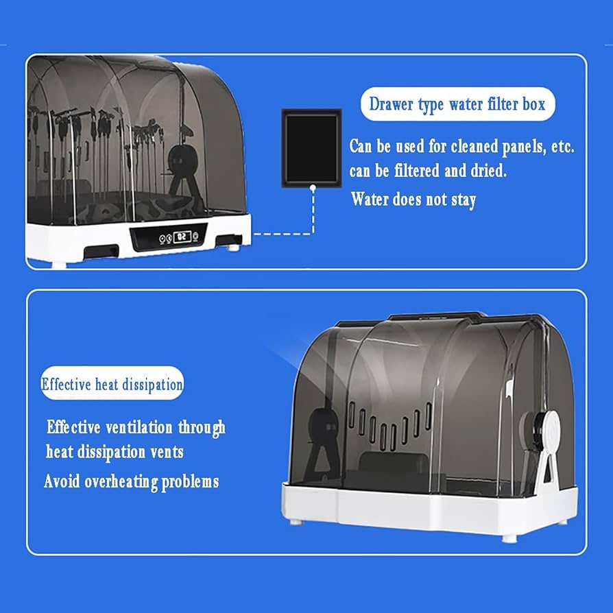 プラモデル塗装セット　エアブラシ　塗装ブース　乾燥機 Amazon.co.jp: 120W エアブラシ ドライブース 大容量模型塗装