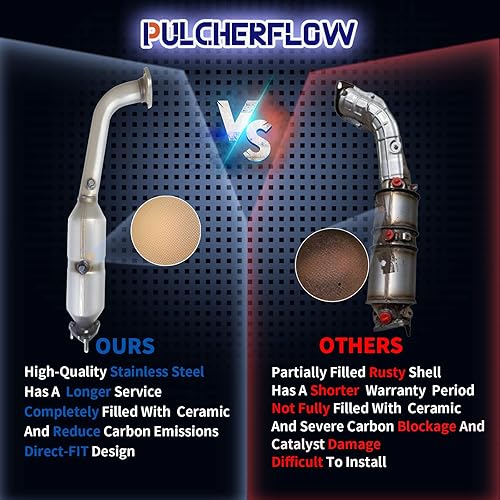 Miniatura 6 de Convertidor catalítico compatible con Honda CRV CR-V 2007 2008 2009 2.4L convertidor catalítico (compatible con EPA)