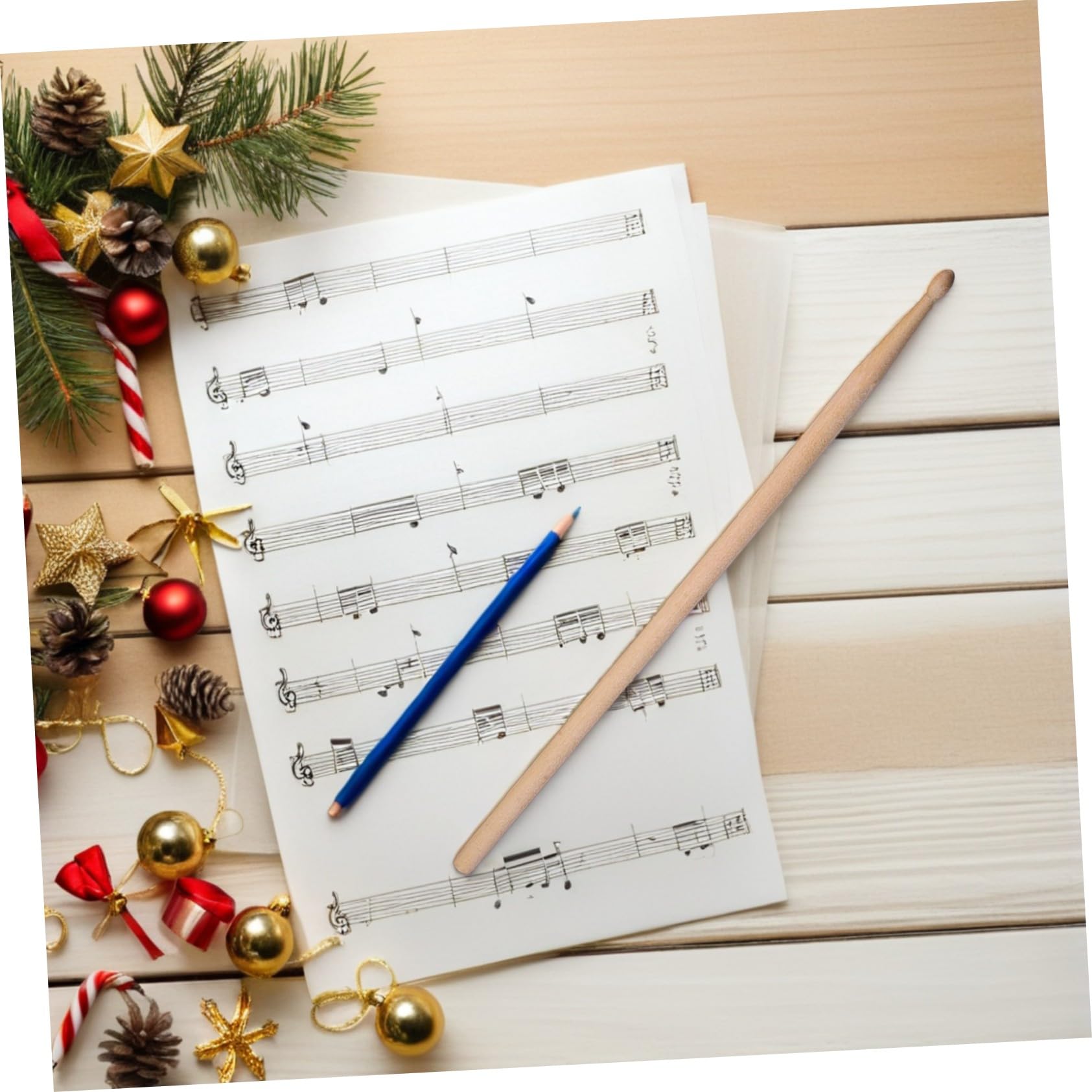 2 Sätze Ahornholz Drumsticks mit Samtigem Schutzbeutel Robuste Percussion Sticks für Anfänger Langlebige Rhythmussticks für Schule und Vorschule Naturbelassenes Holz Schwarz