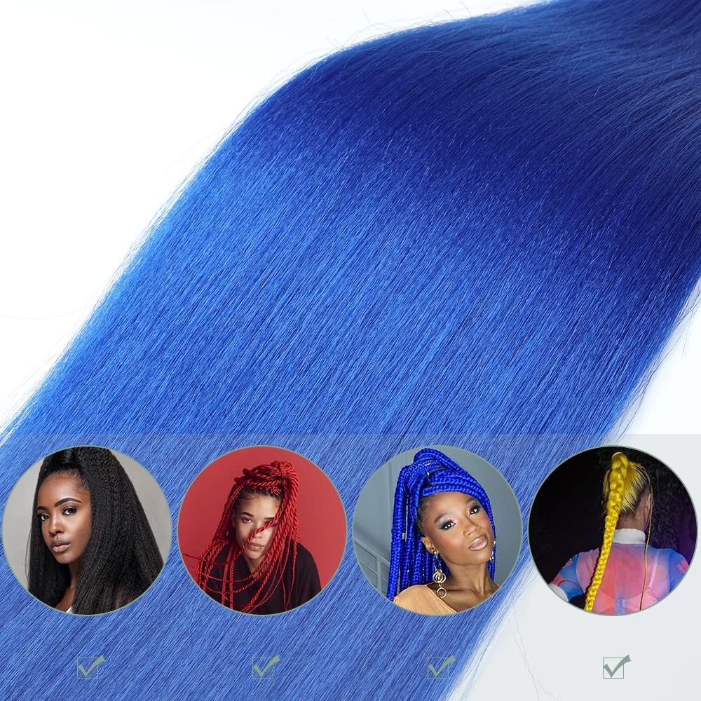 YDDM Capelli Per Treccine Africane Morado Extension Treccine Texture Yaki Easy Install per Principianti 32 Pollici 3 Pezzi Capelli Leggeri e Naturali per Box Braids, Twist e Crochet — view 230