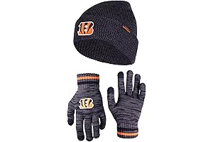 Bengals End Zone Hat and Gloves Set: Gear Up for the Cold