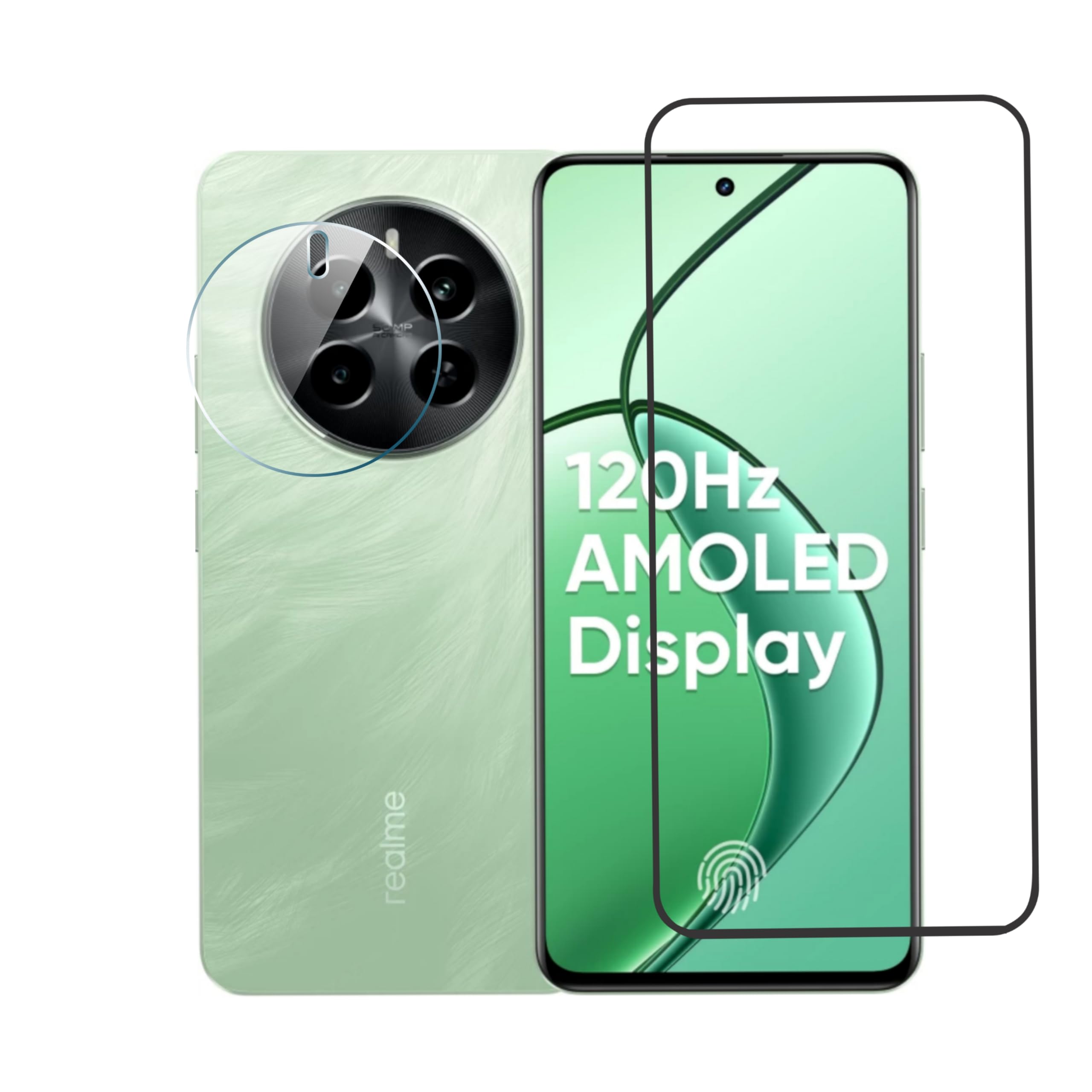 (Pack of 1) Vandana enterprises Realme P1 5G Tempered Glass with Back Camera Lens Screen Protector Compatible for Realme P1 5G Tempered Glass Screen Guard HD Clear Tempered glass (B0D3CL21GR) Amazon Price History, Amazon Price Tracker