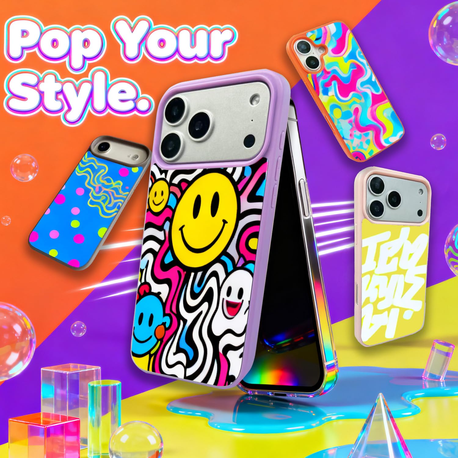 JUSTRY 5 juegos de fundas de teléfono en blanco de sublimación compatibles con iPhone 17 Pro Pro, fácil de sublimar, personalizable, 2 en 1, funda móvil de TPU suave 2D + insertos rosa mate
