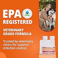 Vista 6 de F10 SC - Desinfectante y limpiador veterinario concentrado para perreras, caja de arena, jaulas, terrarios, hábitats, prácticas veterinarias - 3.4