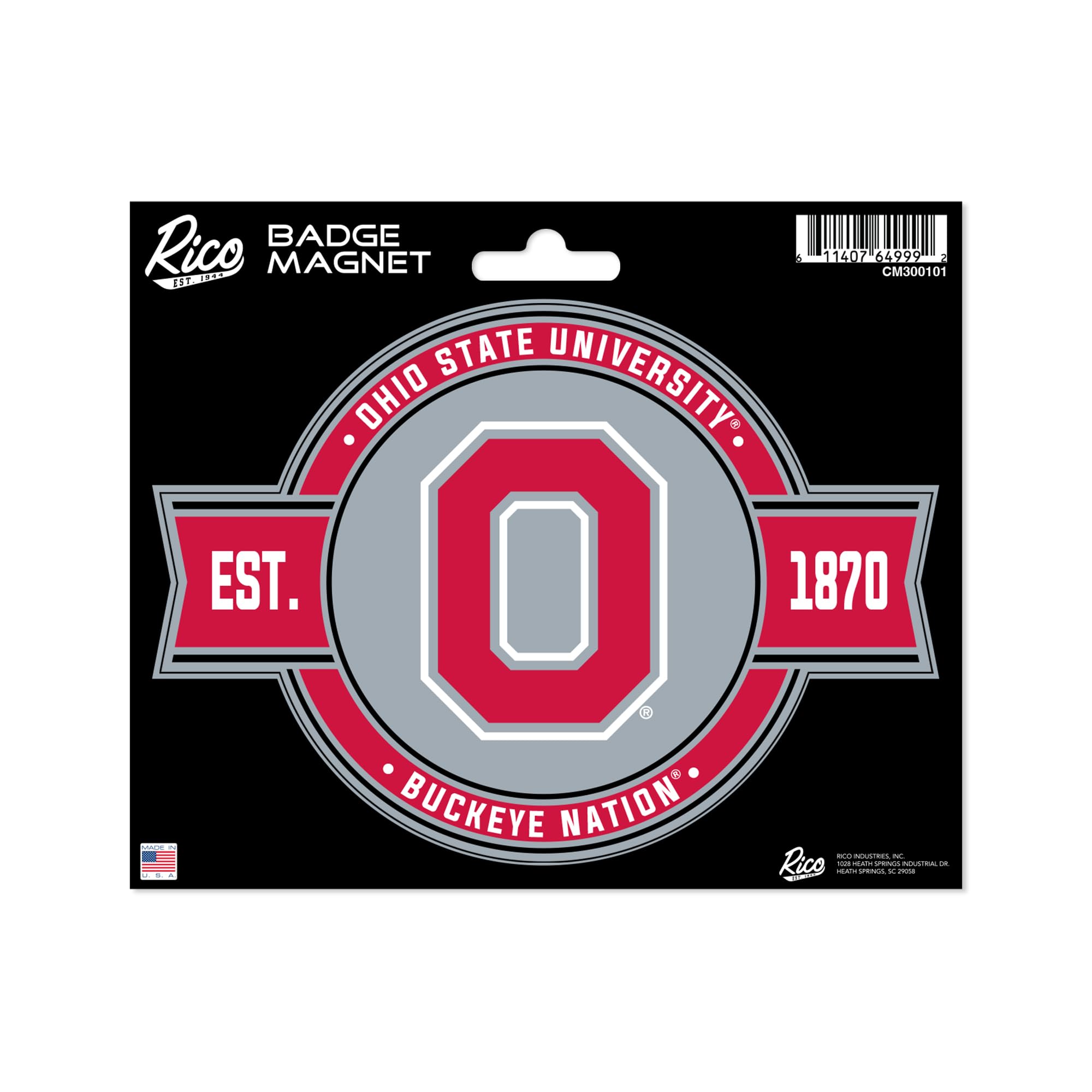 Rico IndustriesNCAA Tennessee Tech Golden Eagles Standard Badge Magnet - for Car, Fridge