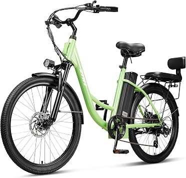 Electric Bike for Adults, Peak 1000W Ebike 23 Mph & 80 Miles | Commuter Ebike with 48V Removable Battery, 7-Speed, Front Suspension, 5 Assist Levels, UL2849 Certified