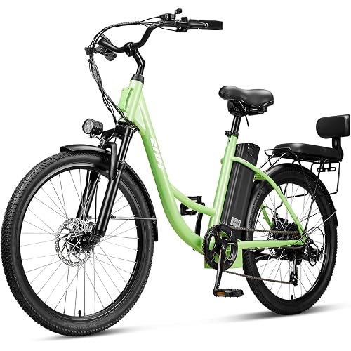 ZNH Electric Bike for Adults with 1000W Motor & 624/940.8 Wh Built-in Removable Battery, 70Miles 25 MPH Step Thru Electric Bicycle, 24"/26" Commuter E Bikes with 7-Speed, UL 2849 Certified