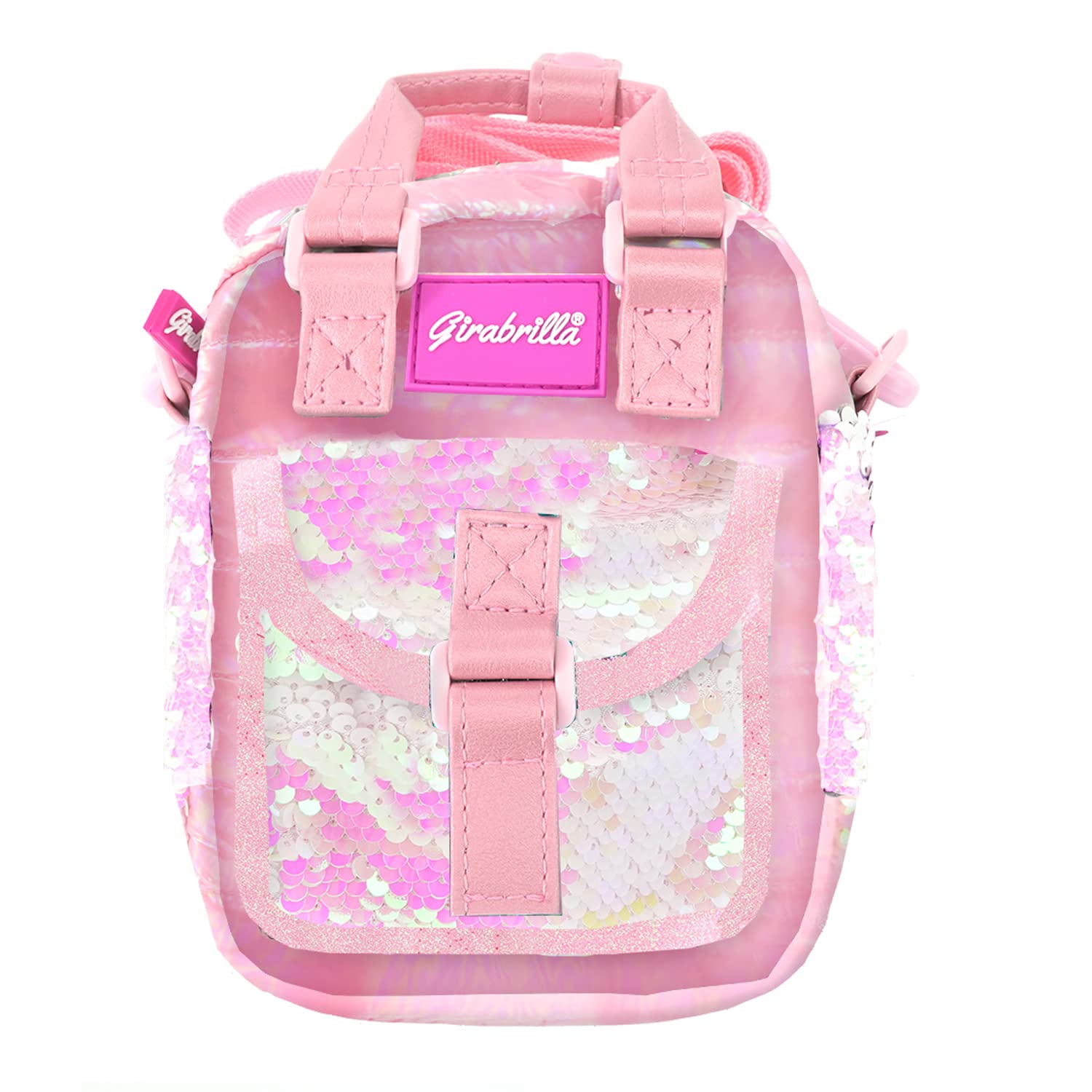 Girabrilla Puffer Bag, Colour Pink, One Size, 19056