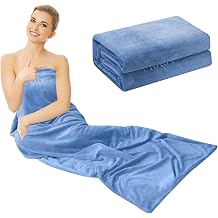 Infrared Sauna Blanket Towel Inserted 30" x 70" Reusable Machine Washable Insert Towel Easy Detoxification Simplifies Clean-Up Super Absorbent Perfect Companion for Infrared Sauna Blanket Blue
