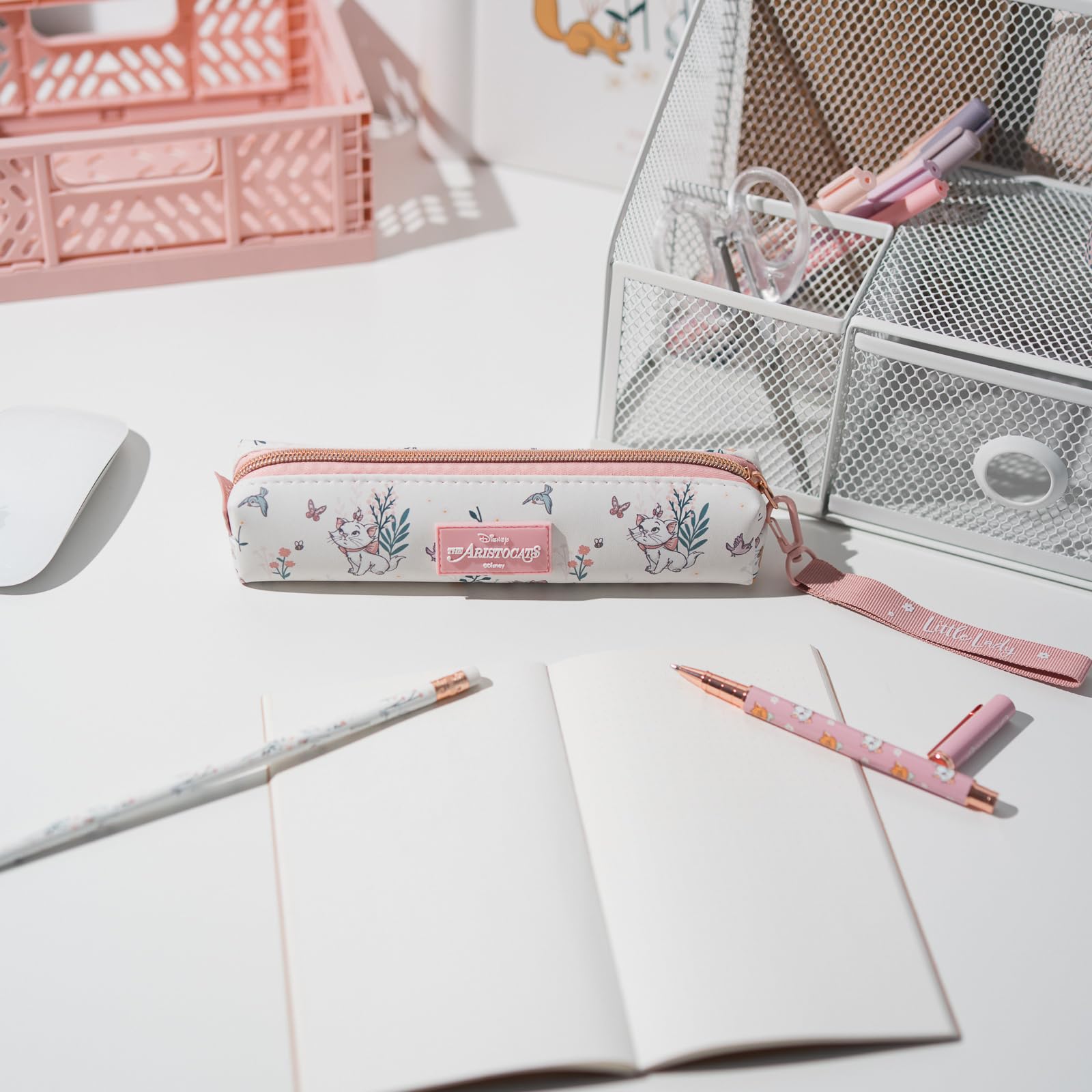 Grupo Erik School Pencil Case with Pen & Pencil - Disney The Aristocats Gifts for Cat Lovers | Back to School Supplies, Office Stationery Supplies | Cat Stationery Gifts Under 15 Pounds - Image 4