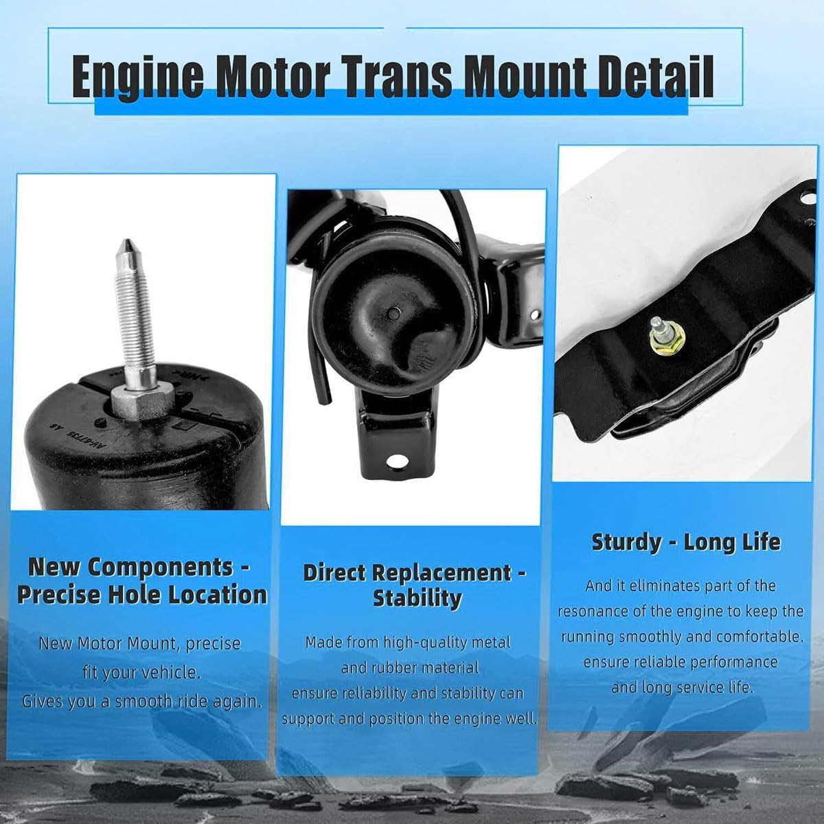 Engine Motor Mount Compatible with Nissan Altima 3.5L 2007-2012 Automatic CVT Trans, for Nissan Maxima 3.5L 2009-2014 Replacement for OE A4355HY A4365HY A4356HY A7363 A7361 Set of 5