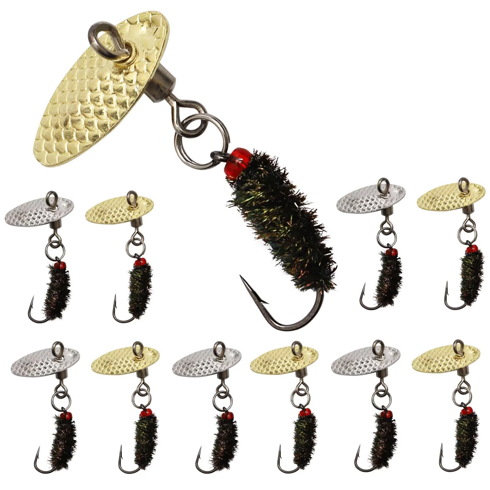 Dovesun Trout Lures - Spinner Fly Fishing Lures -11 Dovesun Trout Lures - Spinner Fly Fishing Lures -11