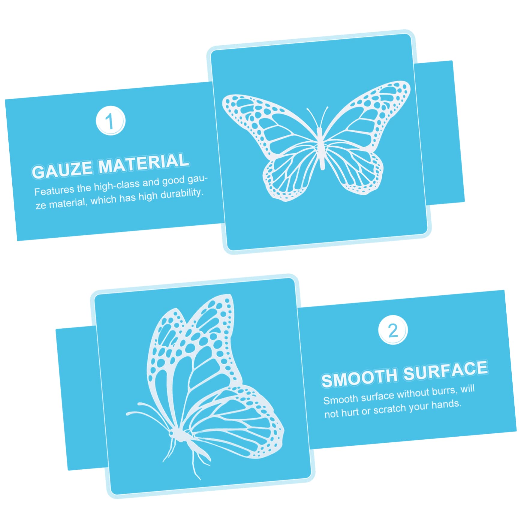 Sewroro 5pièces Pochoir Sérigraphie Auto-adhésif Lavable Maille pour Bricolage Et Décoration De Vêtements Modèle Réutilisable Pratique Et pour Créations Artistiques