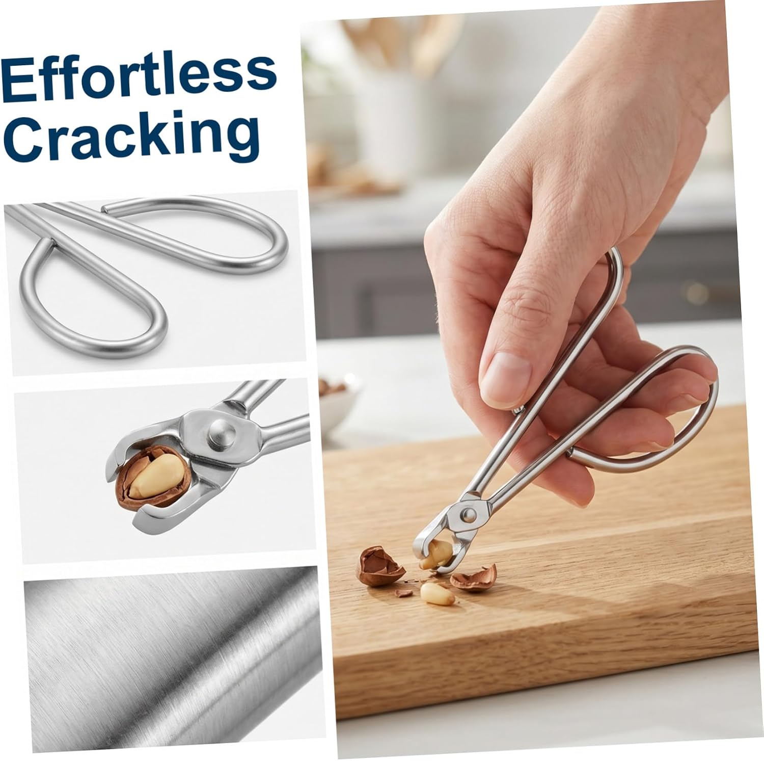 Stainless Steel Nut Opener for Pine Nuts and Hazelnuts Kitchen Tool image 3